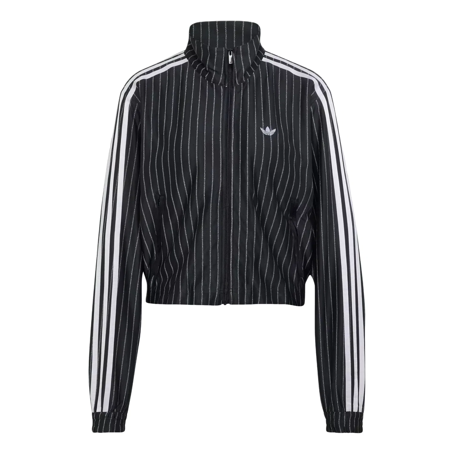 Женская куртка с принтом Firebird Pinstripe Adidas, черный