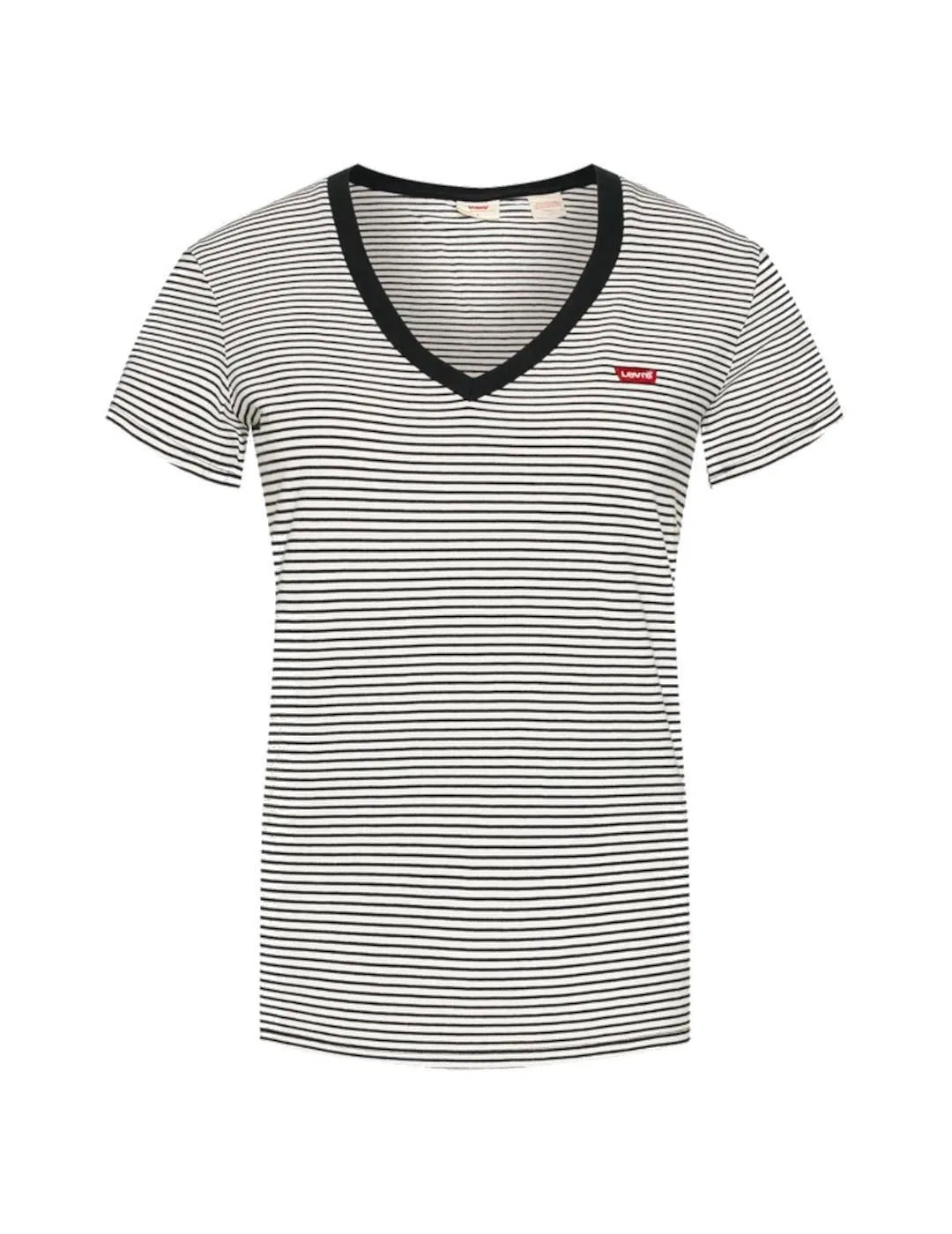 Женская футболка с V-образным вырезом Perfect Levi's, Weiß Bunt