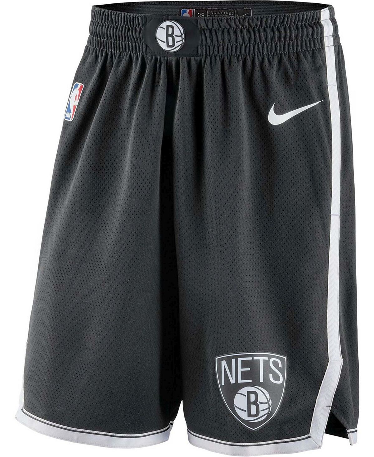 

Мужские черные шорты brooklyn nets icon edition swingman 2019/20 Nike, черный