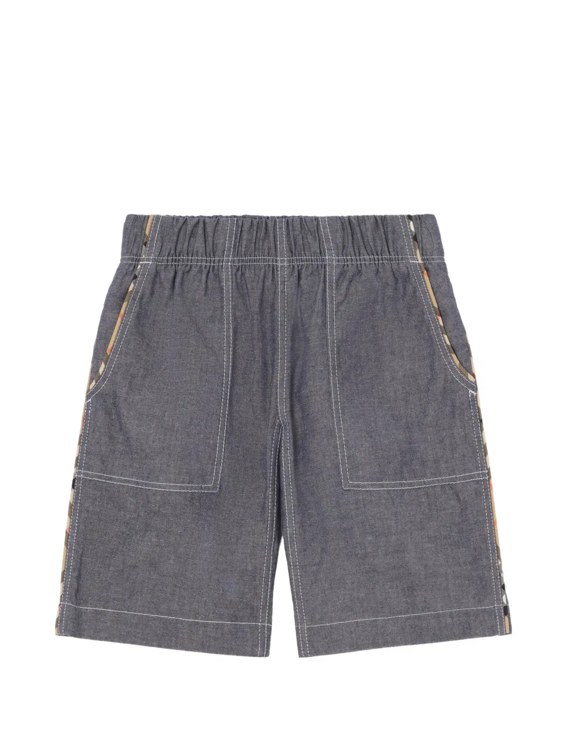 Шорты карго Burberry Kids, серый