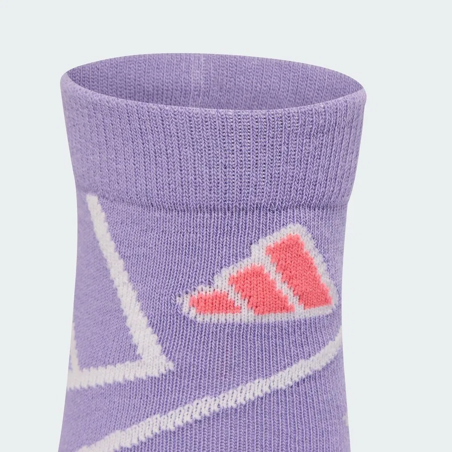 Спортивные носки ADIDAS SPORTSWEAR 'Tiro_Nster' лавандового и темно-фиолетового цвета — фото 4