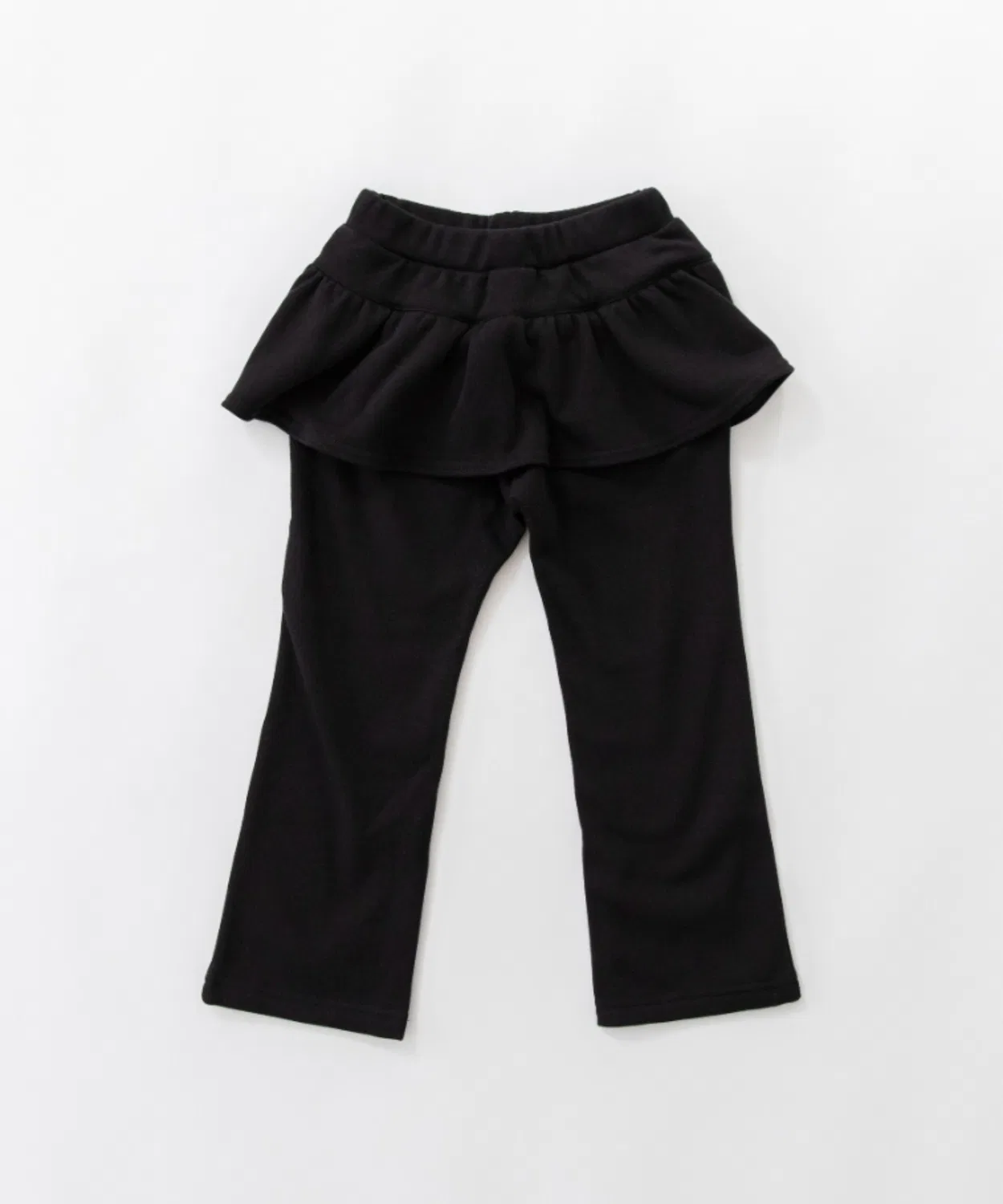 Детские теплые брюки с флисовой подкладкой сзади с рюшами, модель Back Frill, branshes, Черный