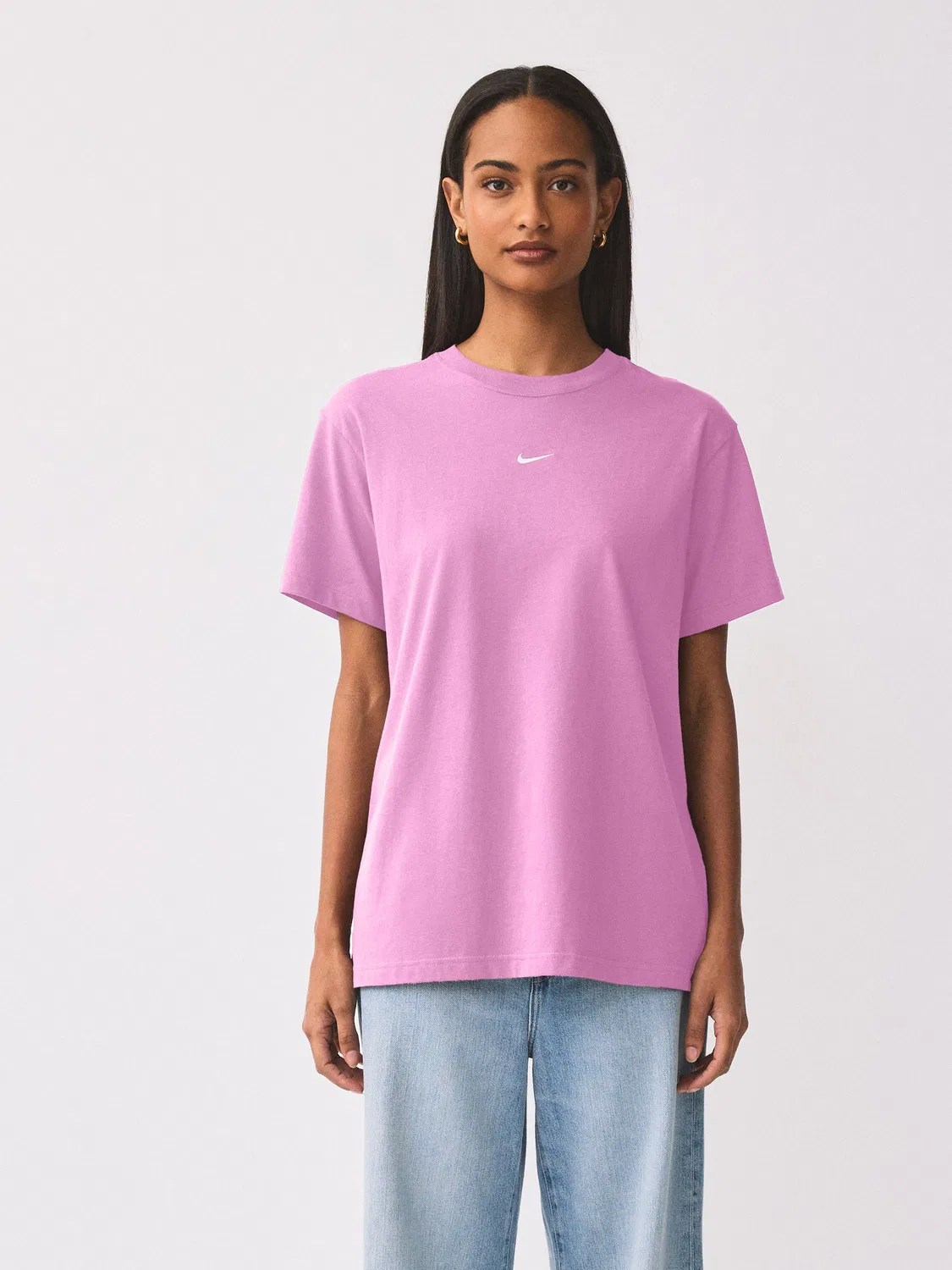 Футболка оверсайз Nike Sportswear Essential, Magenta Pink