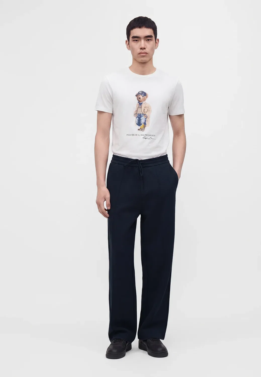 Брюки с широкими штанинами - спортивные штаны Polo Ralph Lauren, Aviator Navy — фото 2