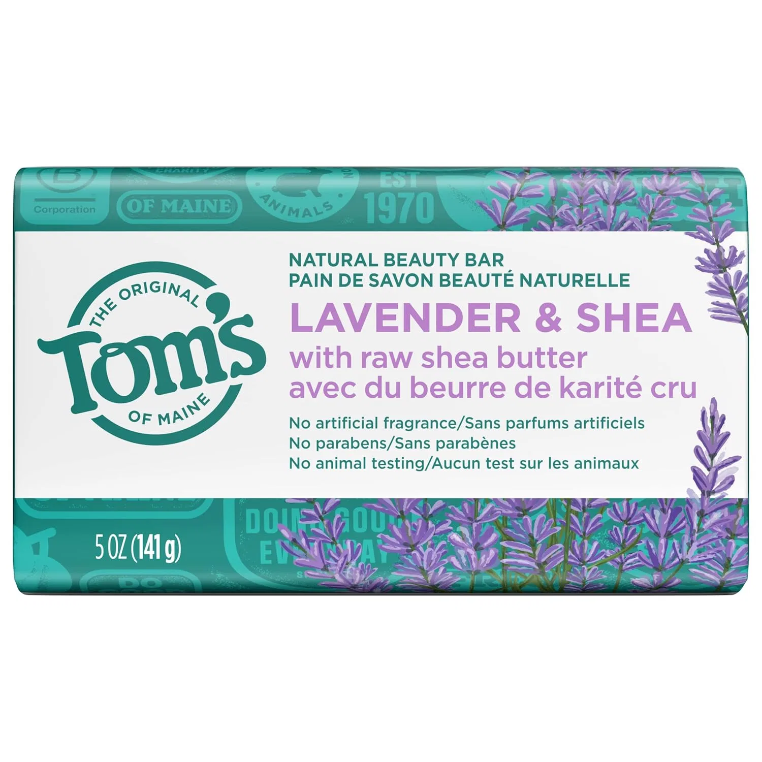 Мыло Tom's of Maine Lavender Tea Tree, 141.68 г