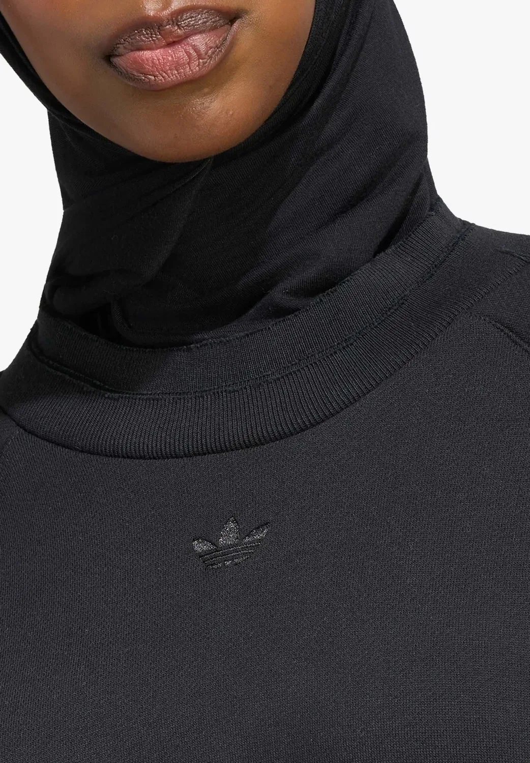 Толстовка с круглым вырезом - толстовка Adidas Originals, Black — фото 3