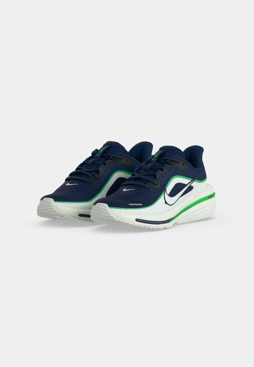 Кроссовки Air Winflo 12 унисекс для бега по улицам Nike Performance, Midnight Navy/Summit White/Green Spark/Midnight Navy — фото 3