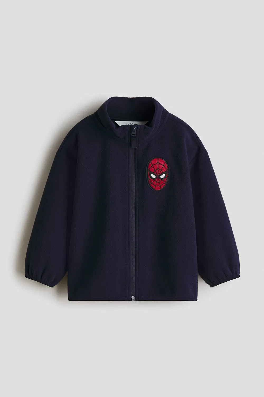 Флисовая куртка с наклейкой H&M, Marineblau/Spider-Man