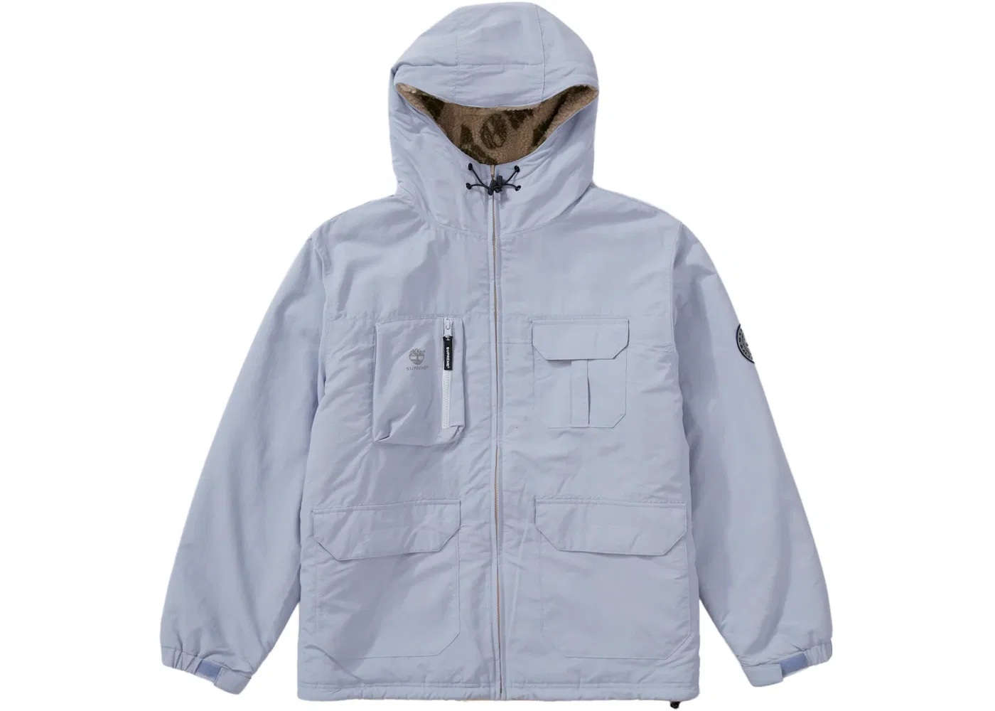 Мужская куртка двусторонняя Supreme Timberland, Dusty Blue