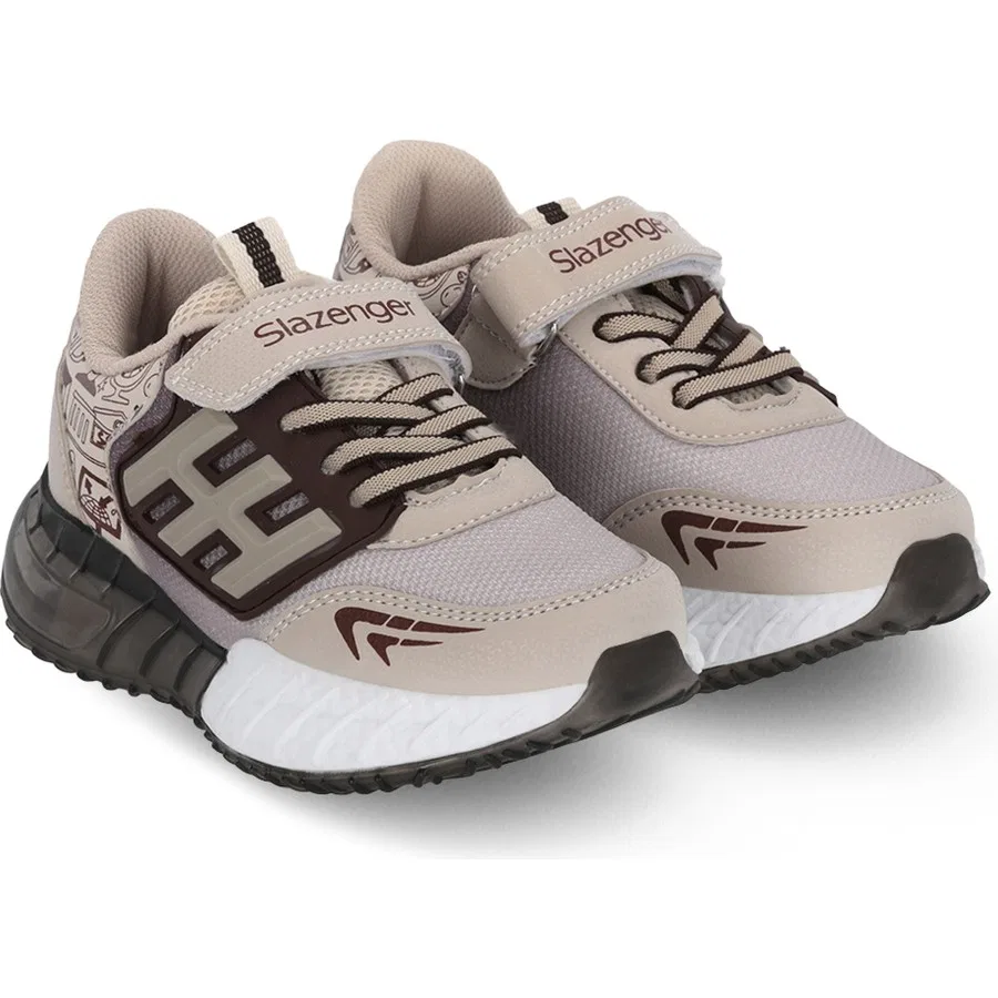 Кроссовки повседневные с липучкой Enzo Slazenger, Бежево-коричневый — фото 2