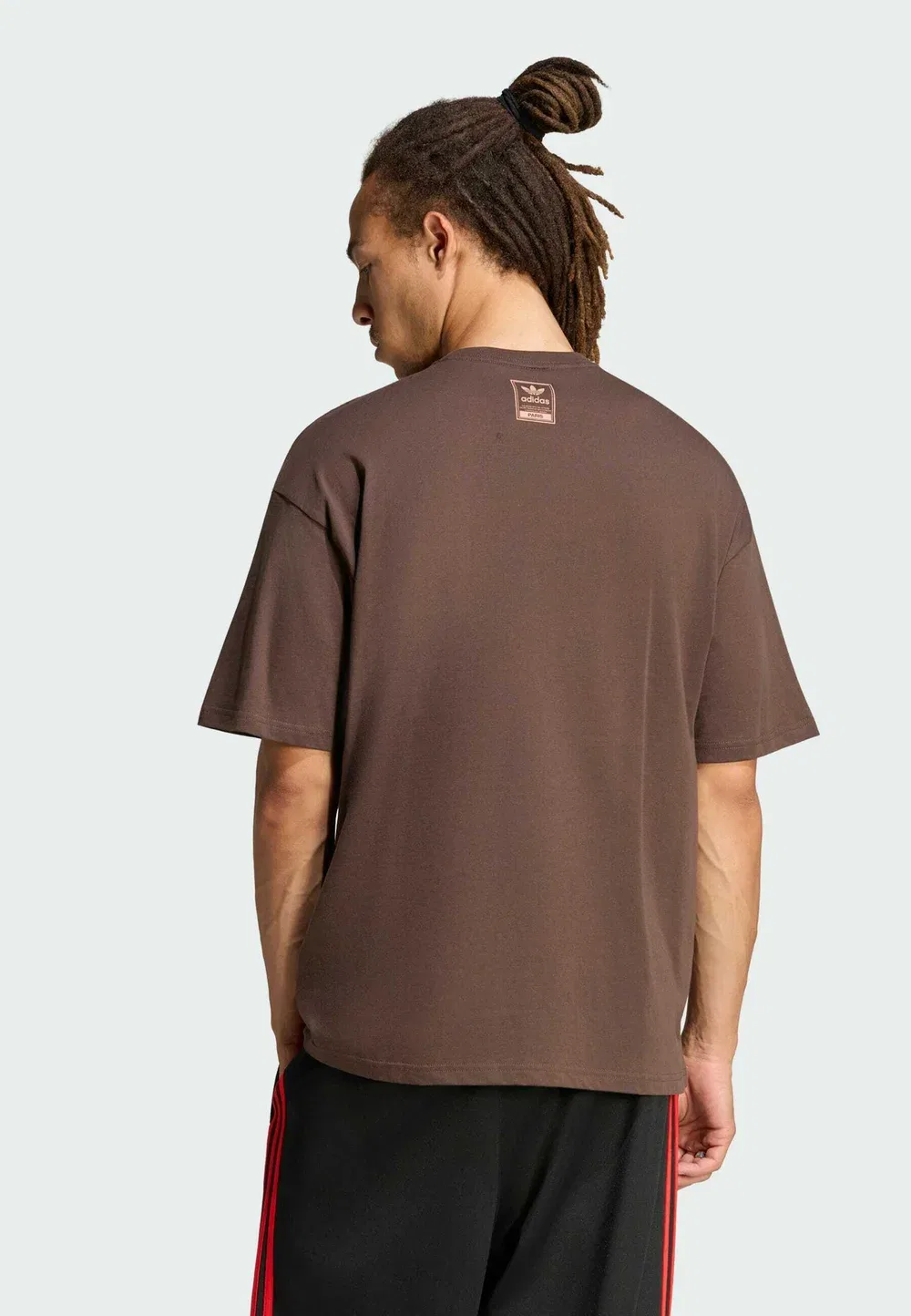 Футболка с принтом Paris gfx - футболка с принтом Adidas Originals, Brown — фото 2