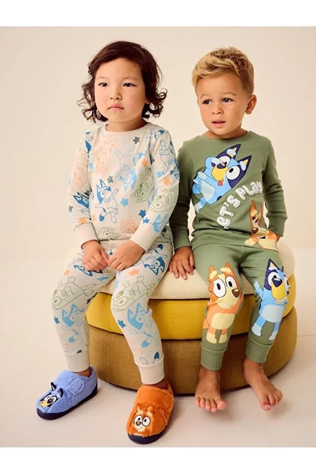 Детская для новорожденных пижама с принтом Next Baby, Khaki — фото 3