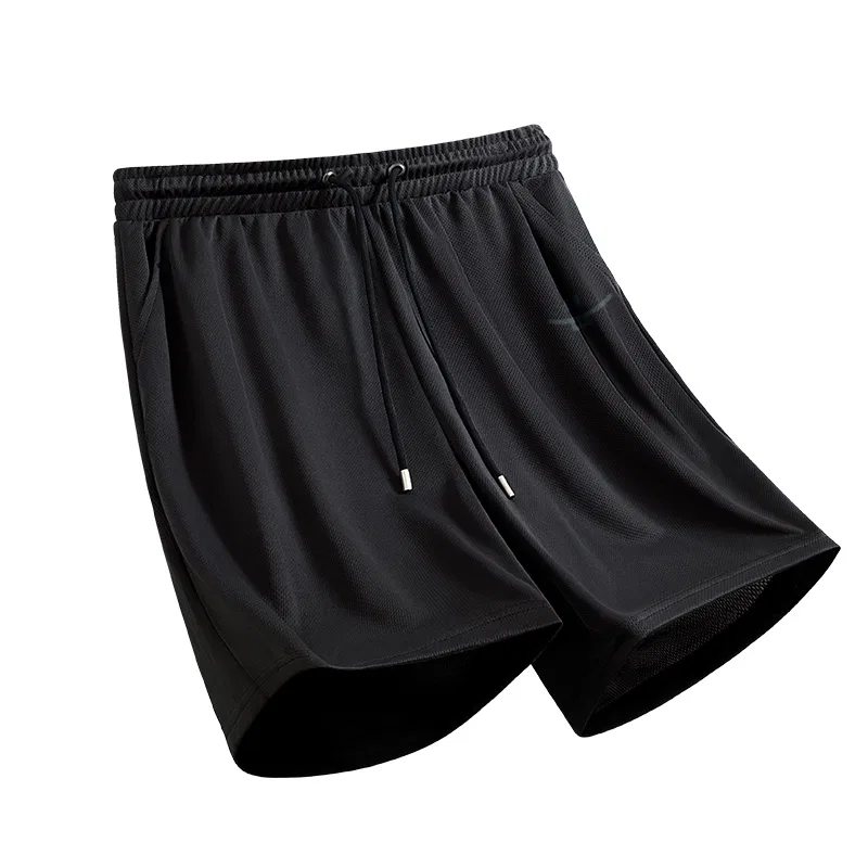 Детские шорты с принтом Quick-Dry Mesh MINISO, Light Gray (Simple Smile Drawing Pants Logo) — фото 4