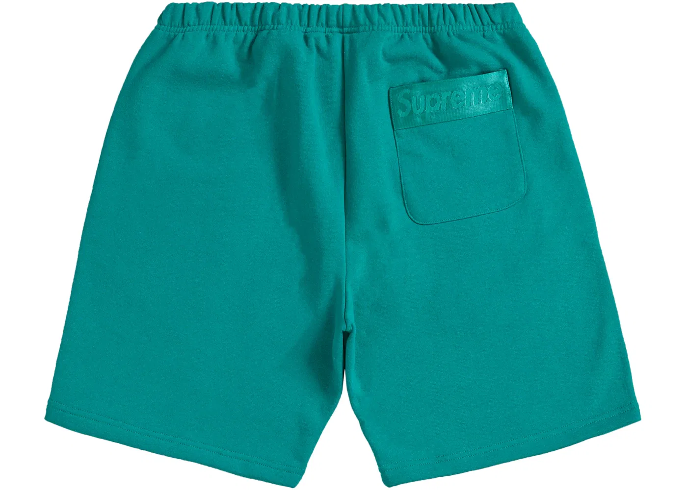 Мужские шорты с принтом Supreme Tonal Webbing Sweatshort, Dark Aqua — фото 2