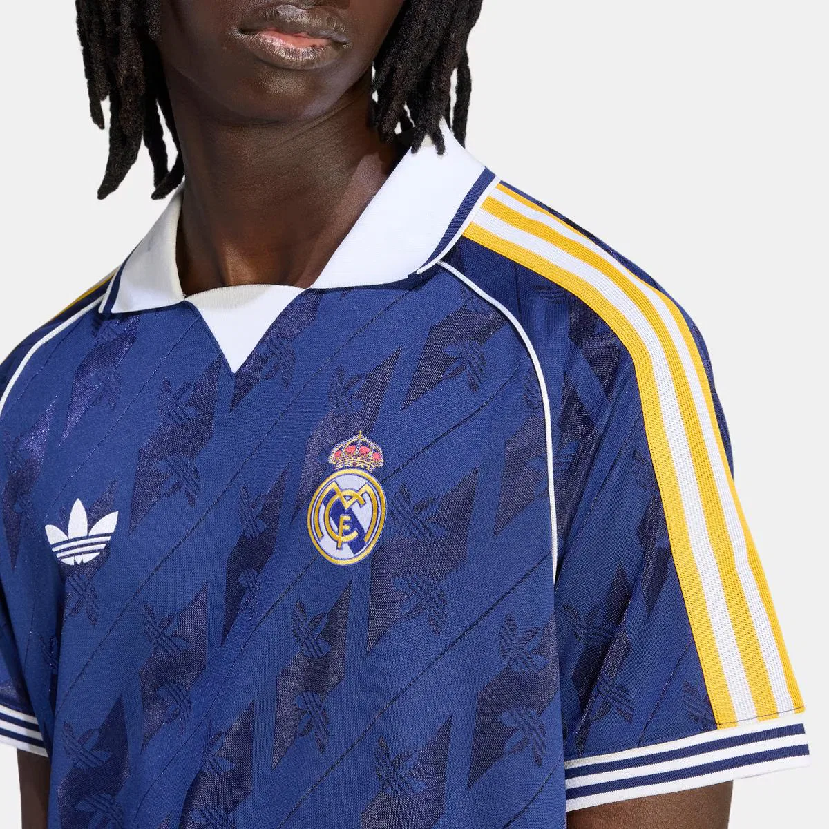 Мужская футболка, Real Madrid CF Originals, adidas, синий — фото 3