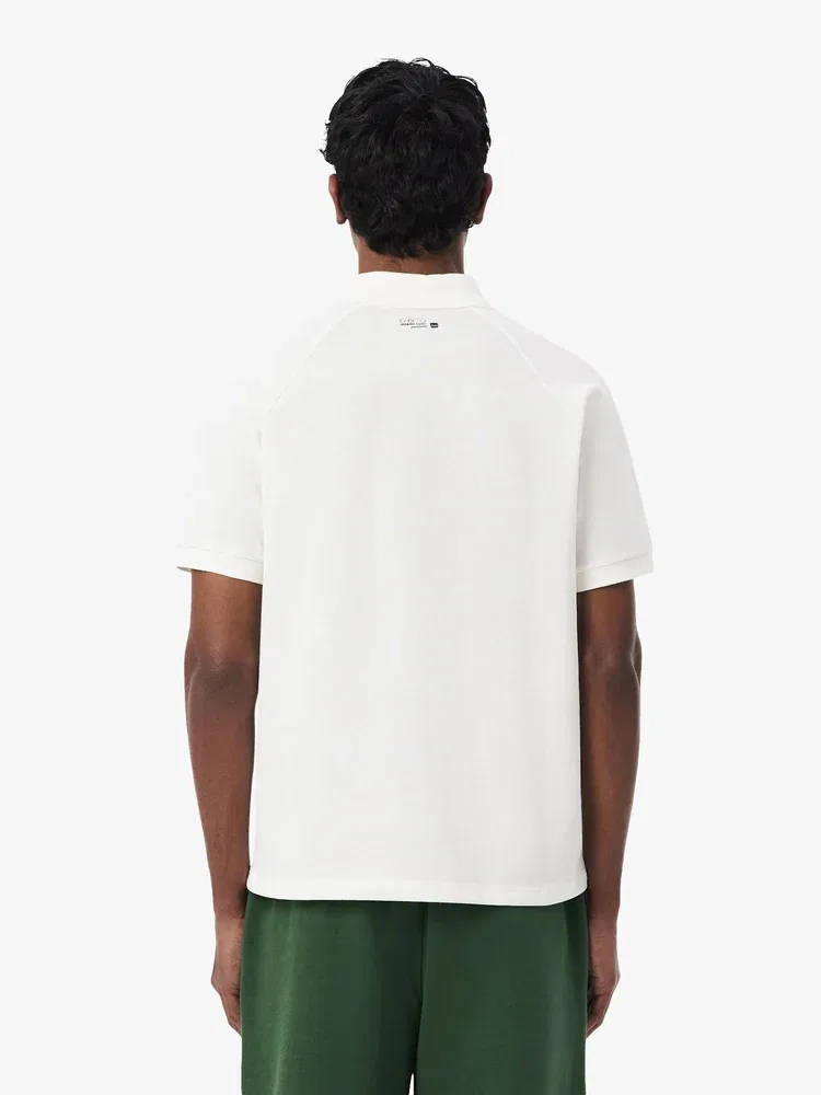 Футболка поло Miami Open Raglan LACOSTE, White — фото 3