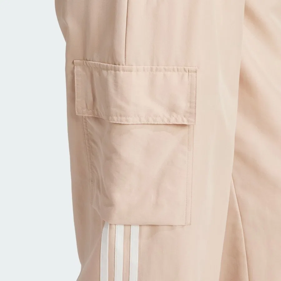 Карго-штаны adidas Originals Adicolor 3-Stripes, Бежевый — фото 4