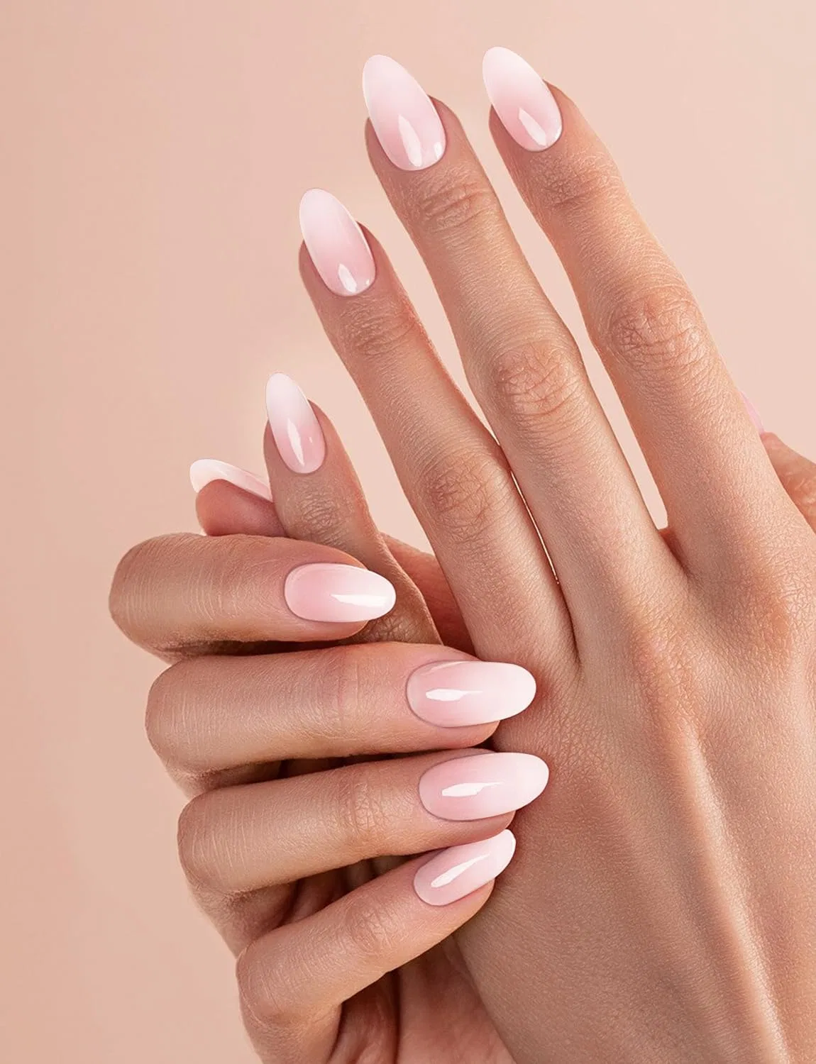 Набор самоклеящихся UV-пленок для ногтей "Jelly Pink Ombre" 20 шт. Wahrshei, Pink — фото 3