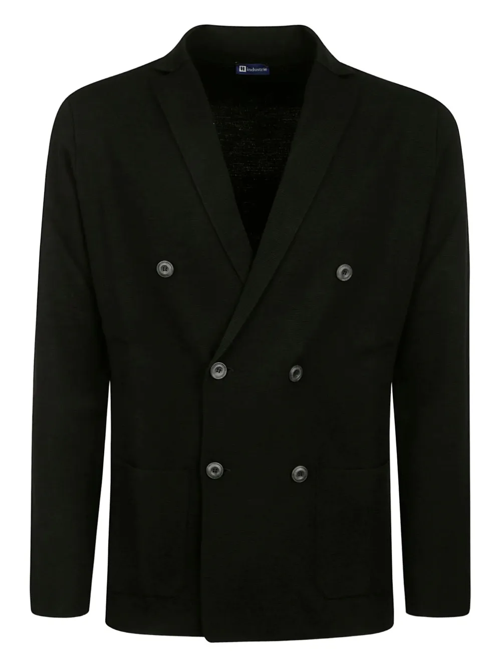 

Двубортный шерстяной пиджак Filippo De Laurentiis, черный