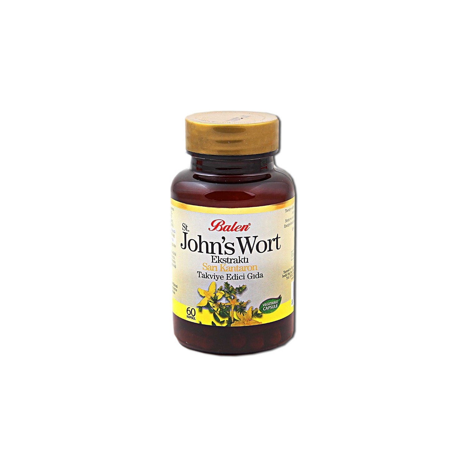 

Добавка Balen St. John's Wort 300 мг, 3 упаковки по 60 капсул