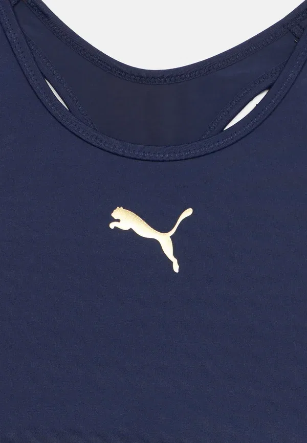 Купальный комплект из полиэстера и эластана Swim girls set - bikini Puma, Navy, Electric Orchid, темно-синий — фото 3