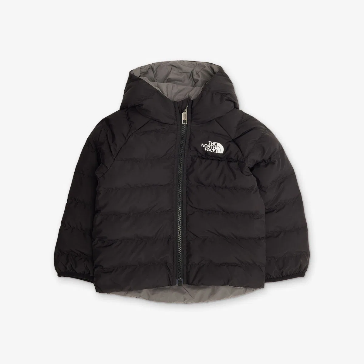 Двусторонняя тканая куртка с капюшоном Perrito, размер 6-24 месяца The North Face, черный