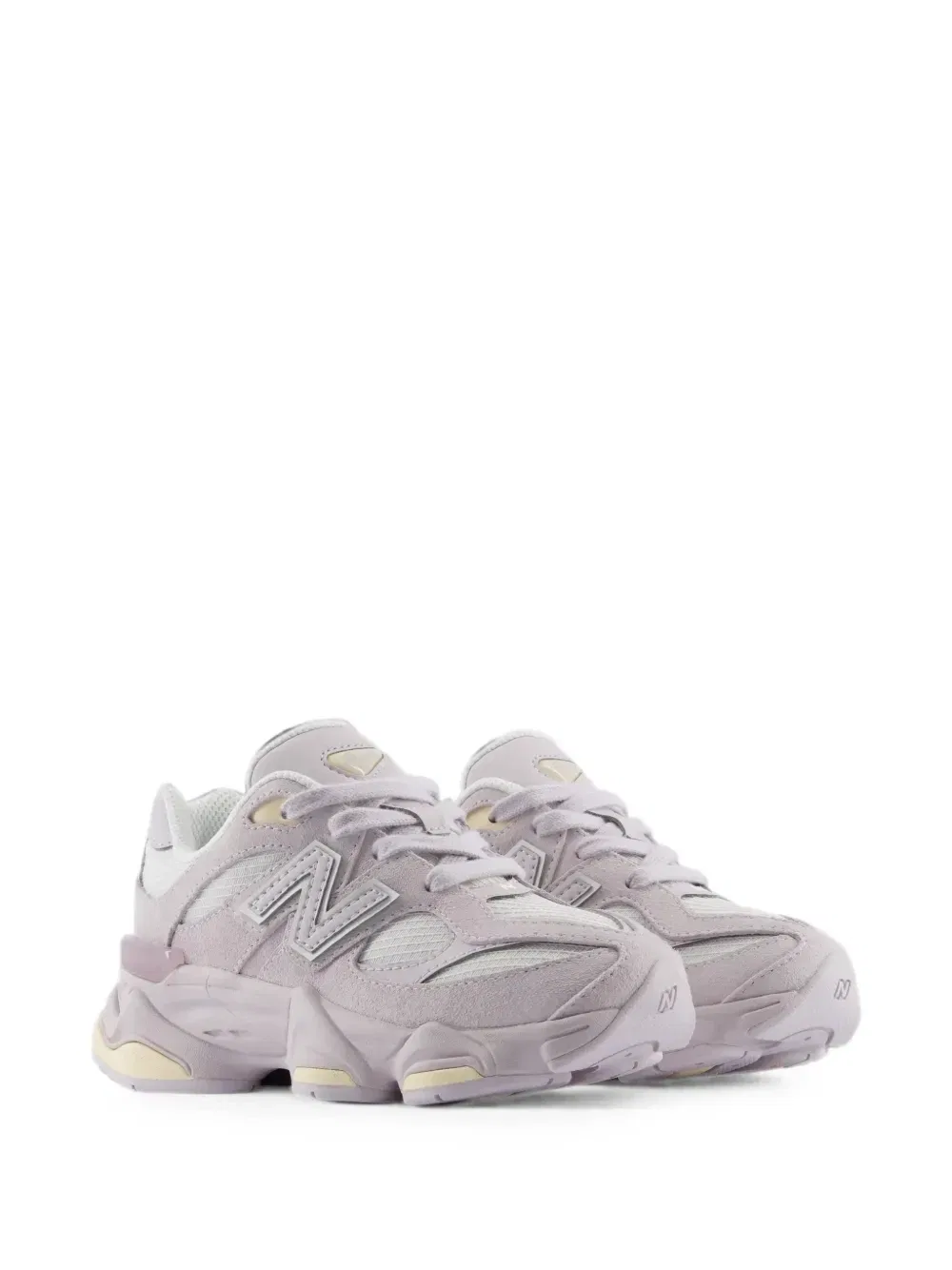 Кроссовки 9060 на шнуровке New Balance Kids, фиолетовый — фото 2