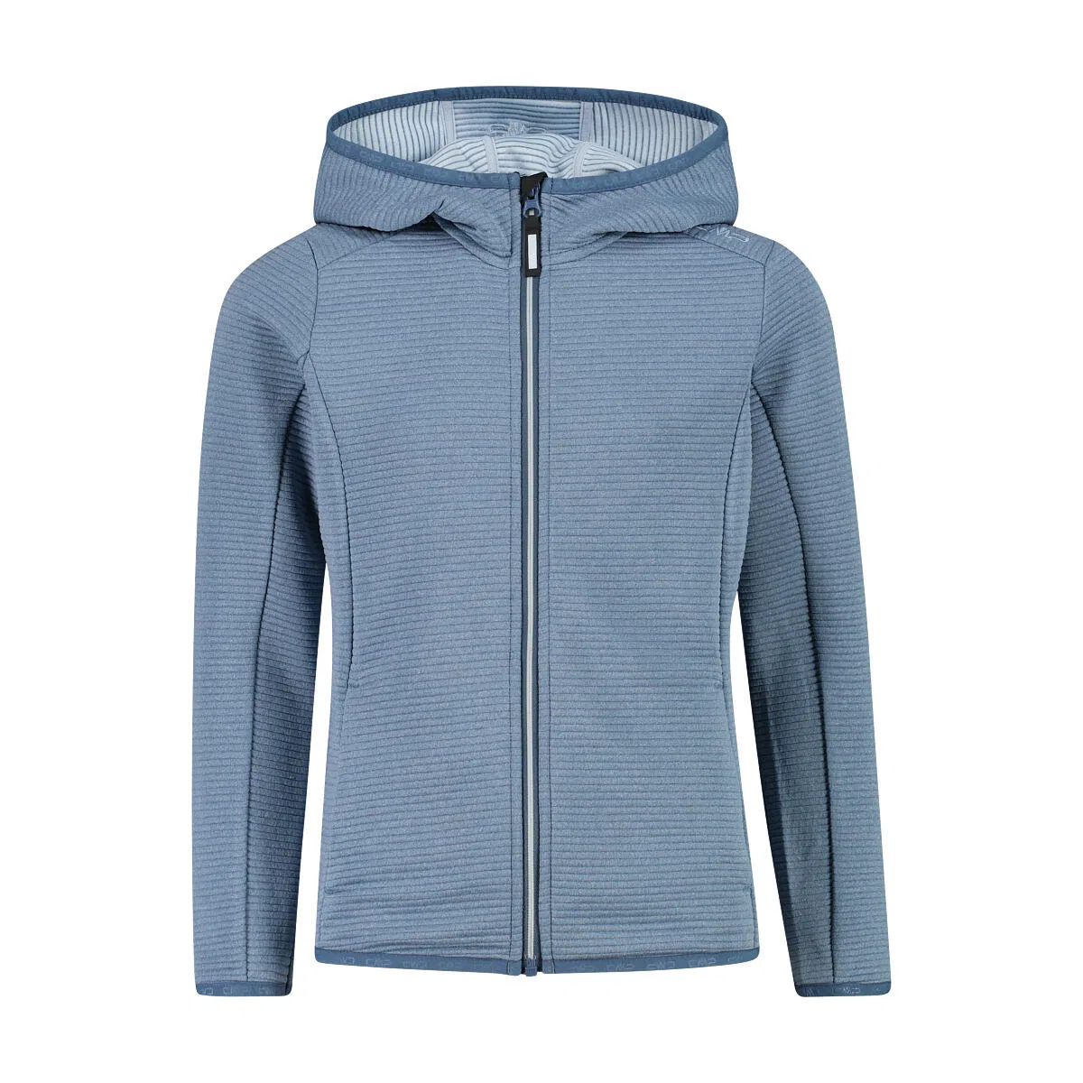 Детская флисовая куртка для девочек с капюшоном Fix Hood Jacket Cmp, Konigsblau Pastellblau Mediterranes Blau