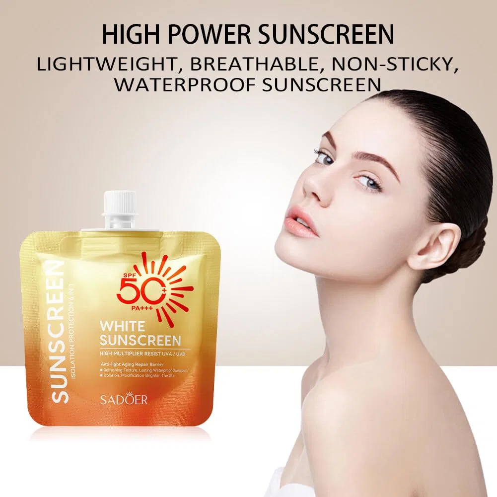 Солнцезащитный крем SPF 50+, JAWSEU, набор 5 шт, 30 г — фото 4