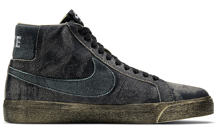 Кроссовки Nike Blazer Mid '77, черный — фото 2