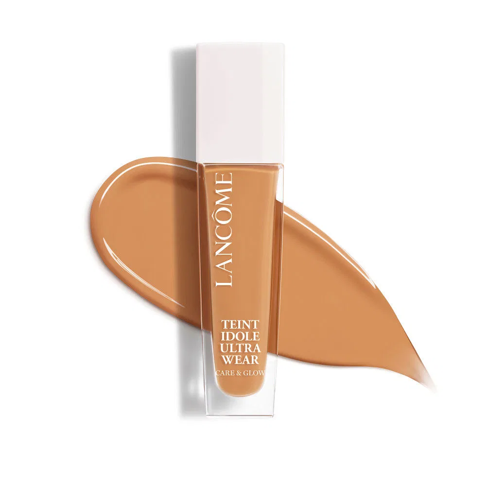 Тональная основа 30 мл с уходом и сиянием TEINT IDOLE ULTRA WEAR care & glow Lancôme, 405W — фото 4