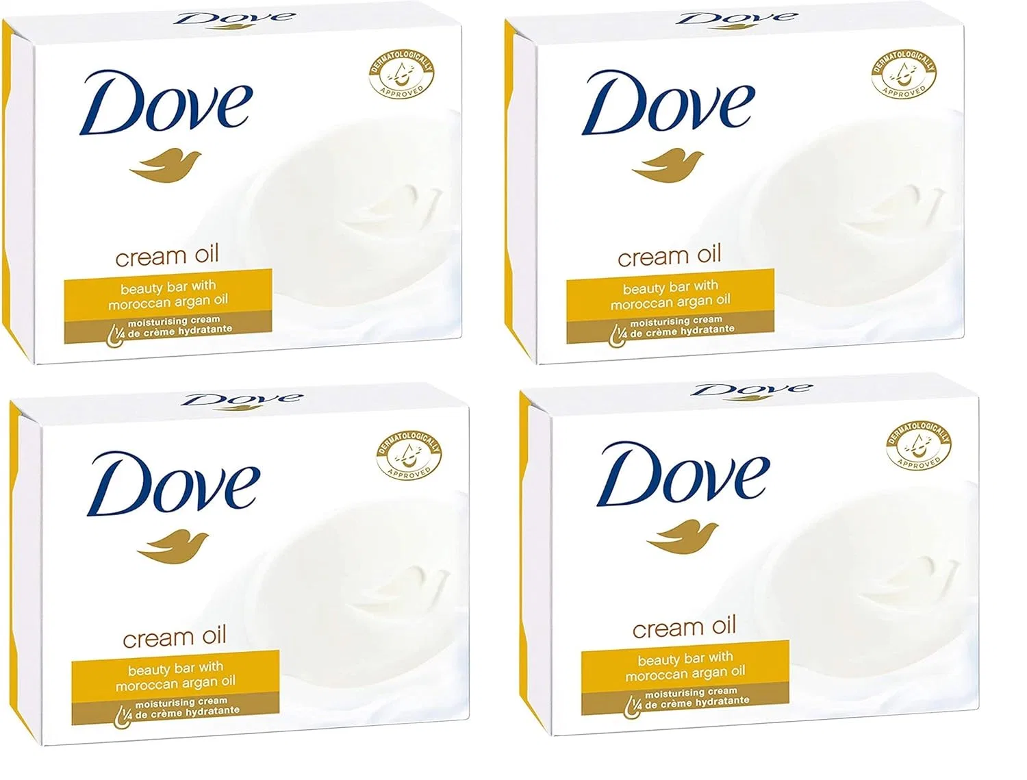 Мыло Dove Go Cream Oil, 8 шт. по 100 г, Moroccan Argan