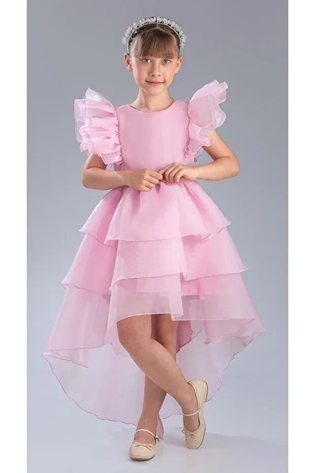 Детское платье для девочек с хвостом S.T. Sebat Tekstil, Pink