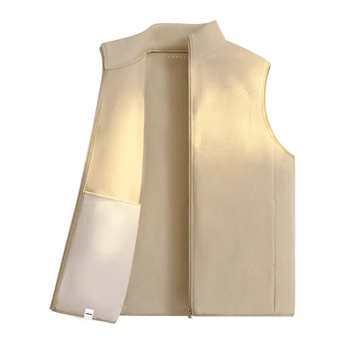 Детское хлопковое безрукавка Tonlion, Цвет Light Beige