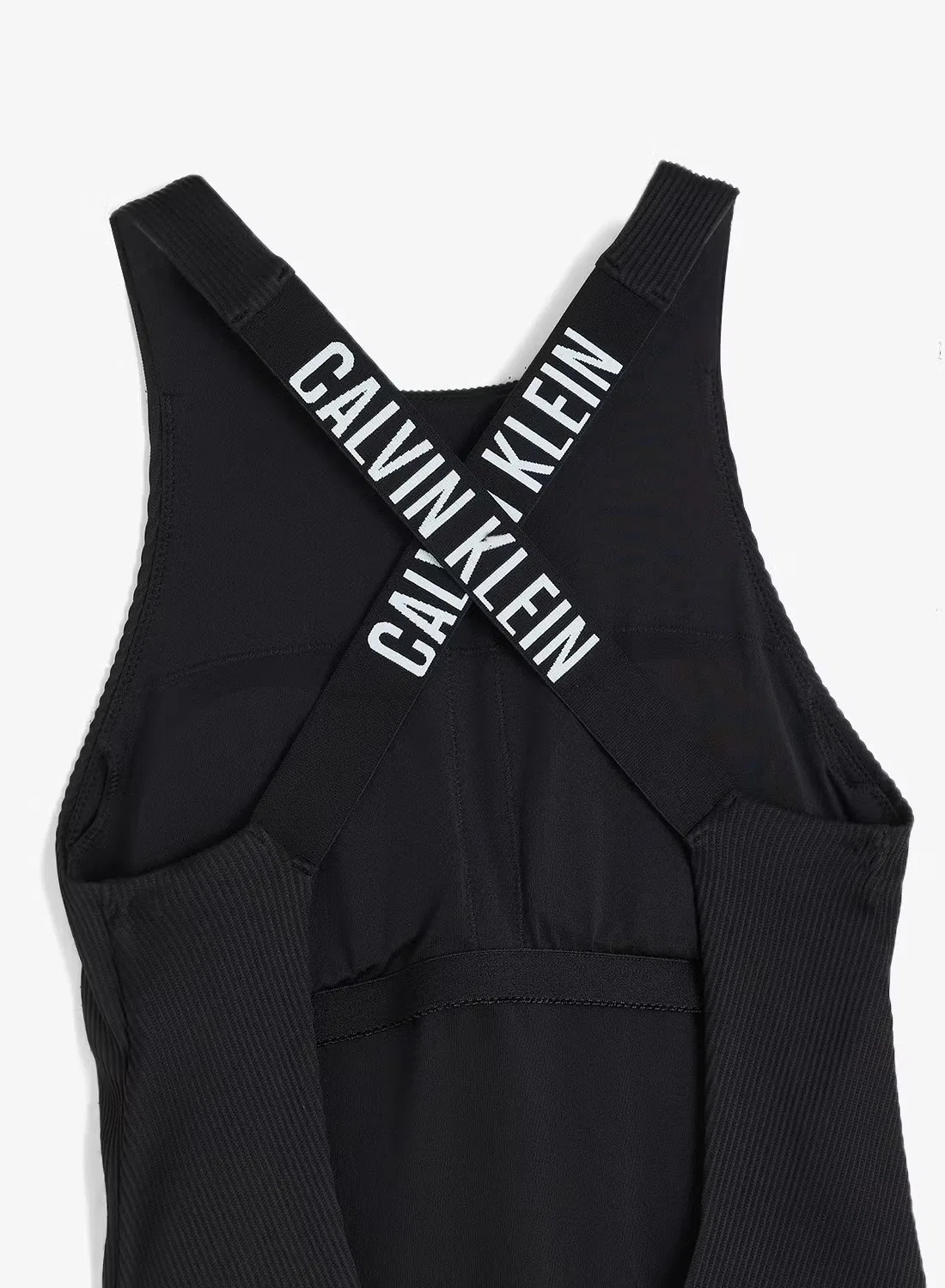 Calvin Klein Купальник слитный с открытой спиной, черный — фото 3