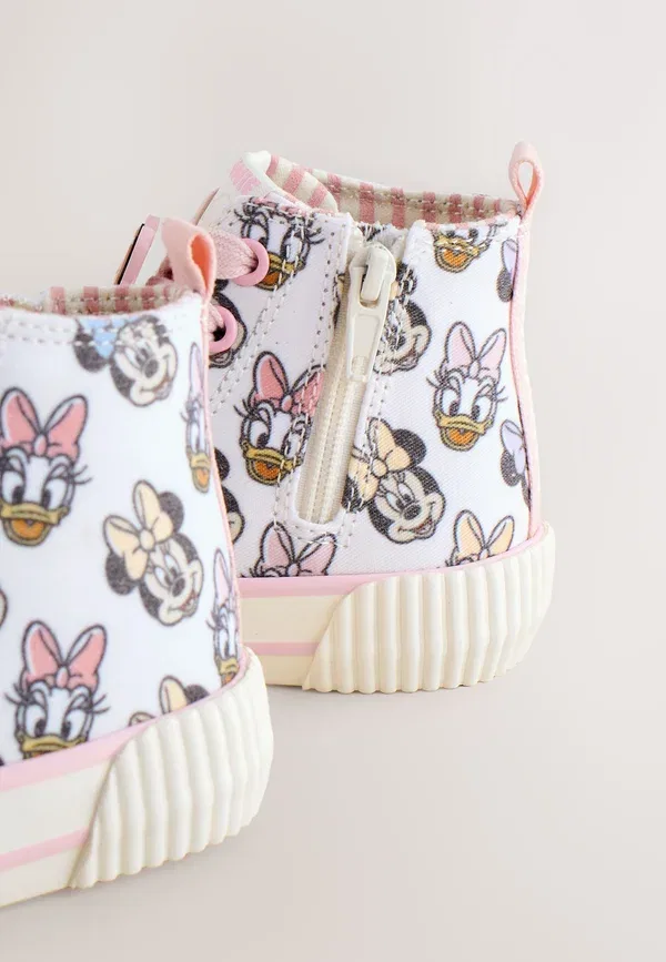 Ботинки с принтом Minnie Mouse - baby shoes Next, cream, кремовый — фото 4