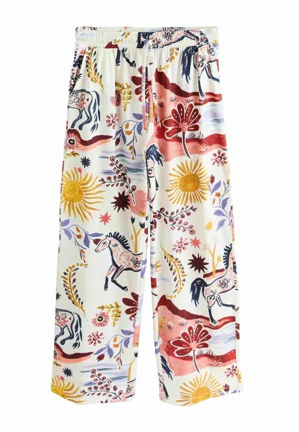 Пижамный комплект из хлопка Tall fit short sleeve set Next, Peach Pink Floral Print, розовый — фото 3