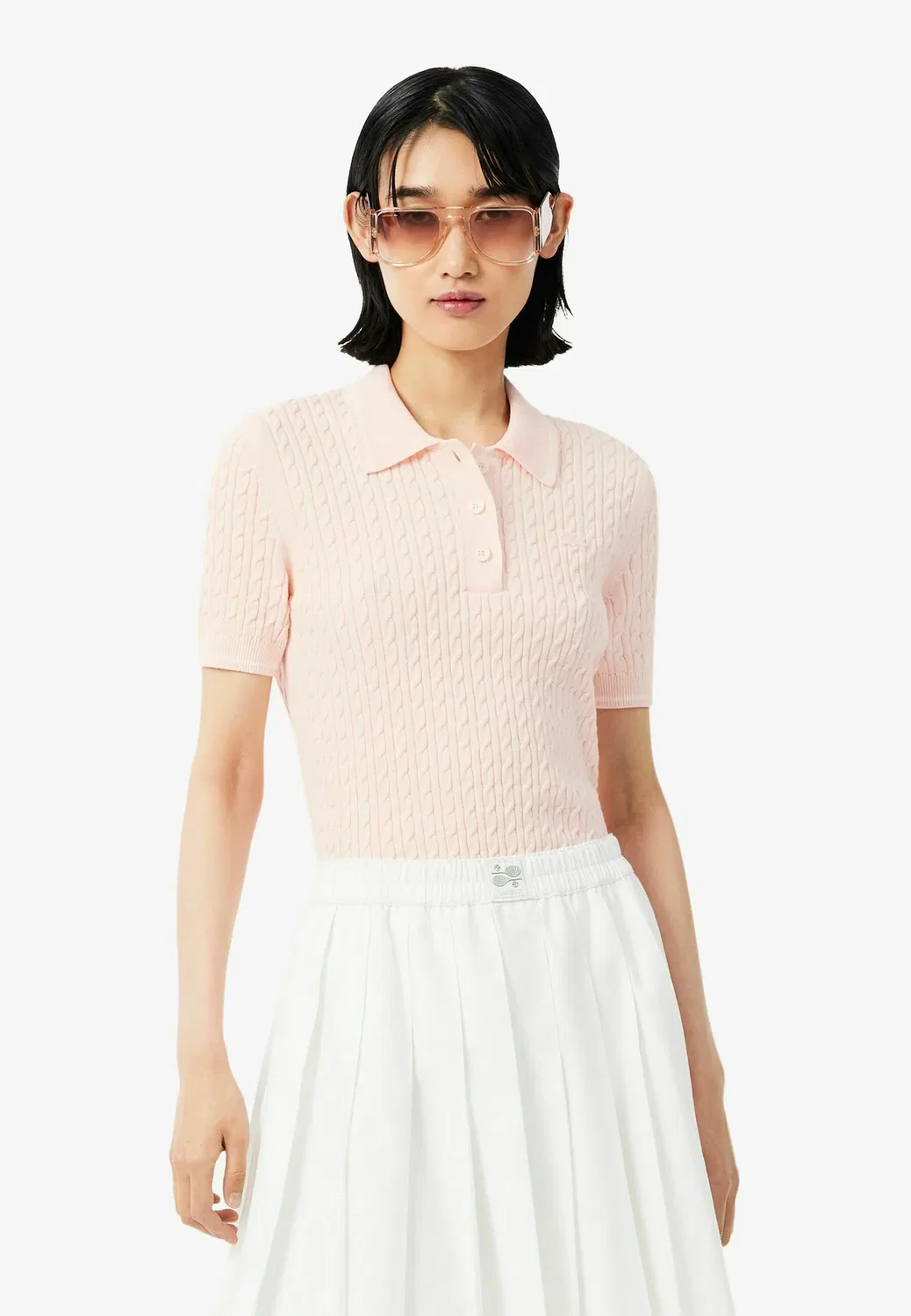 Af0972_F7R - рубашка поло Lacoste, Rose-Ni