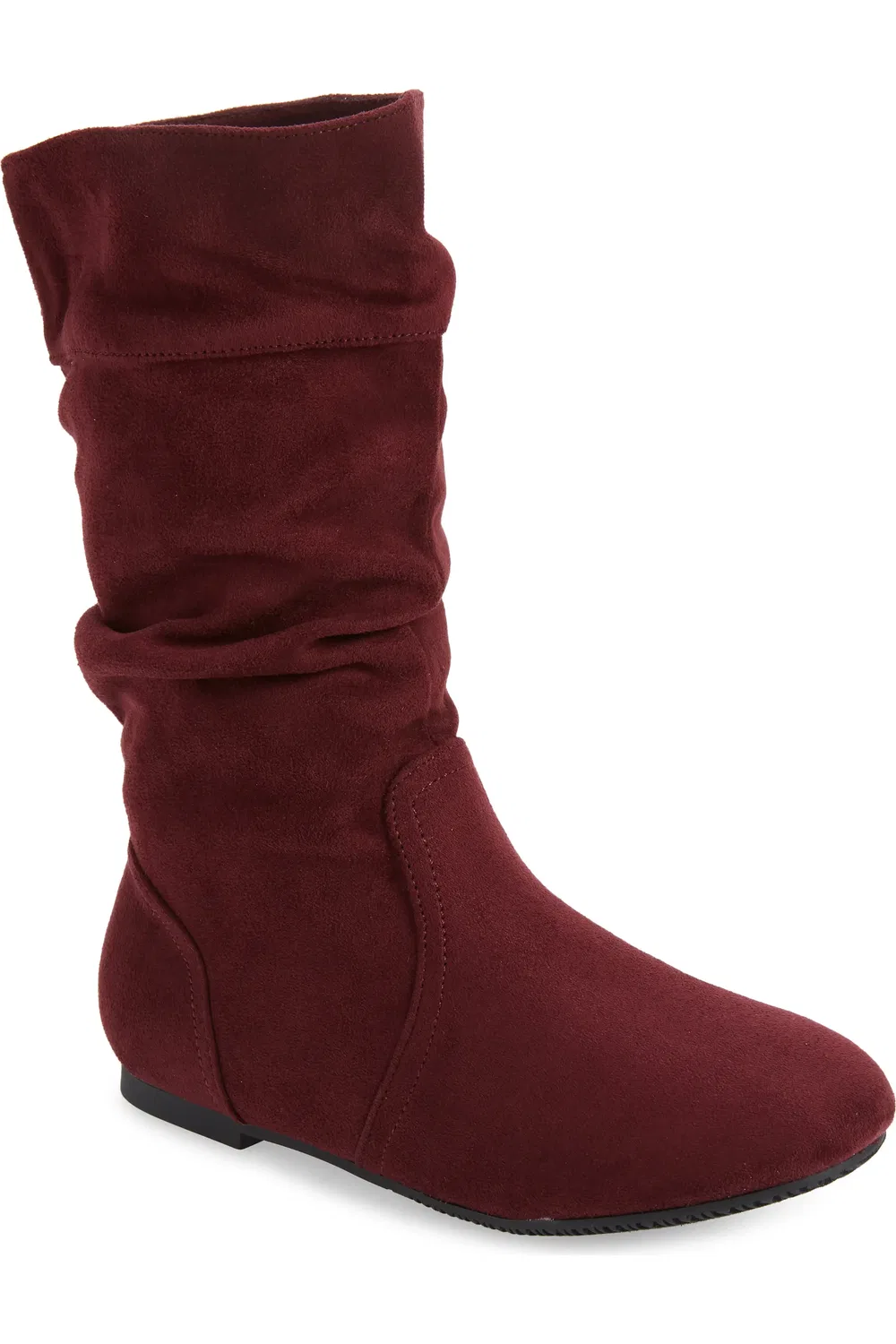 Детские сапоги для верховой езды с заниженным голенищем DREAM PAIRS, Burgundy