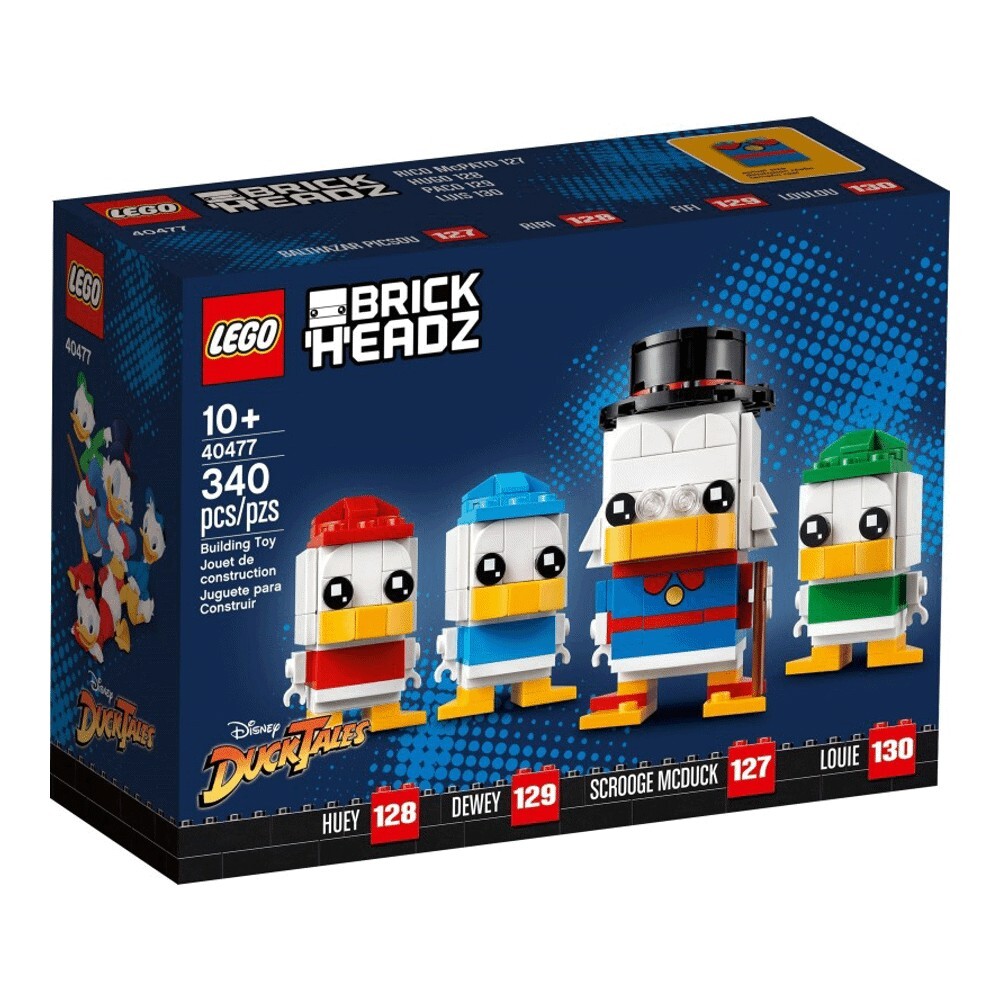 Конструктор LEGO BrickHeadz 40477 Скрудж Макдак, Билли, Вилли и Дилли — фото 2