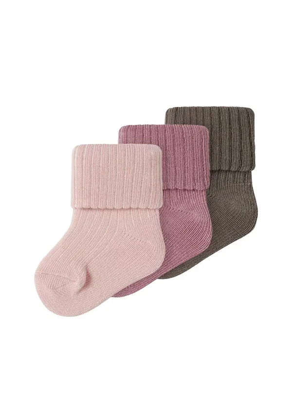Носки 3er-pack, хлопок, Socks Name It, lilas, сиреневый