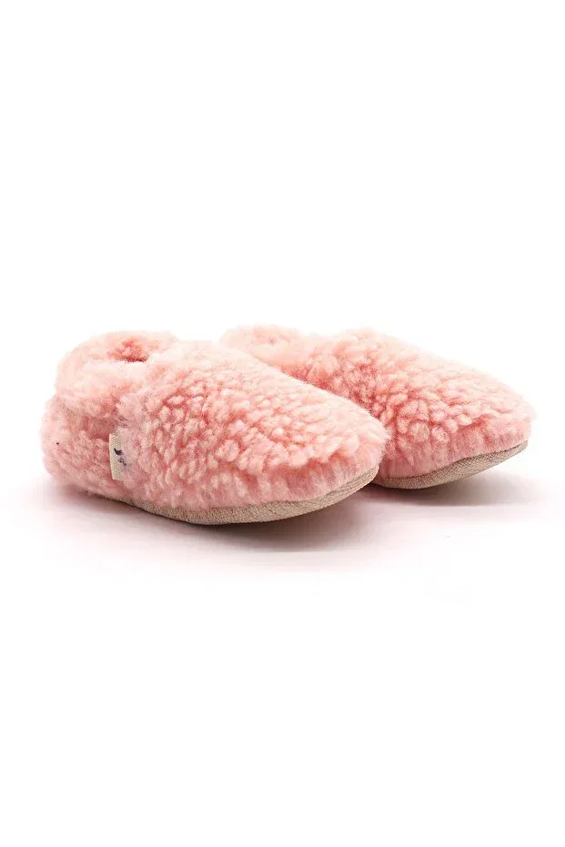 Детские пинетки из плюша с нескользящей подошвой Morgedan, Light Pink