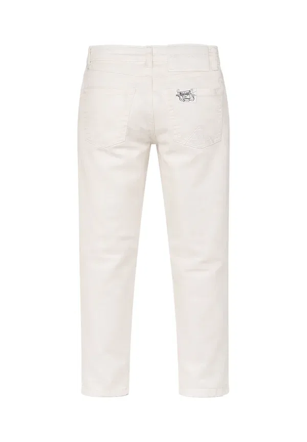 Джинсы хлопок Straight Leg Jeans Roy Rogers, White Denim, белый — фото 2