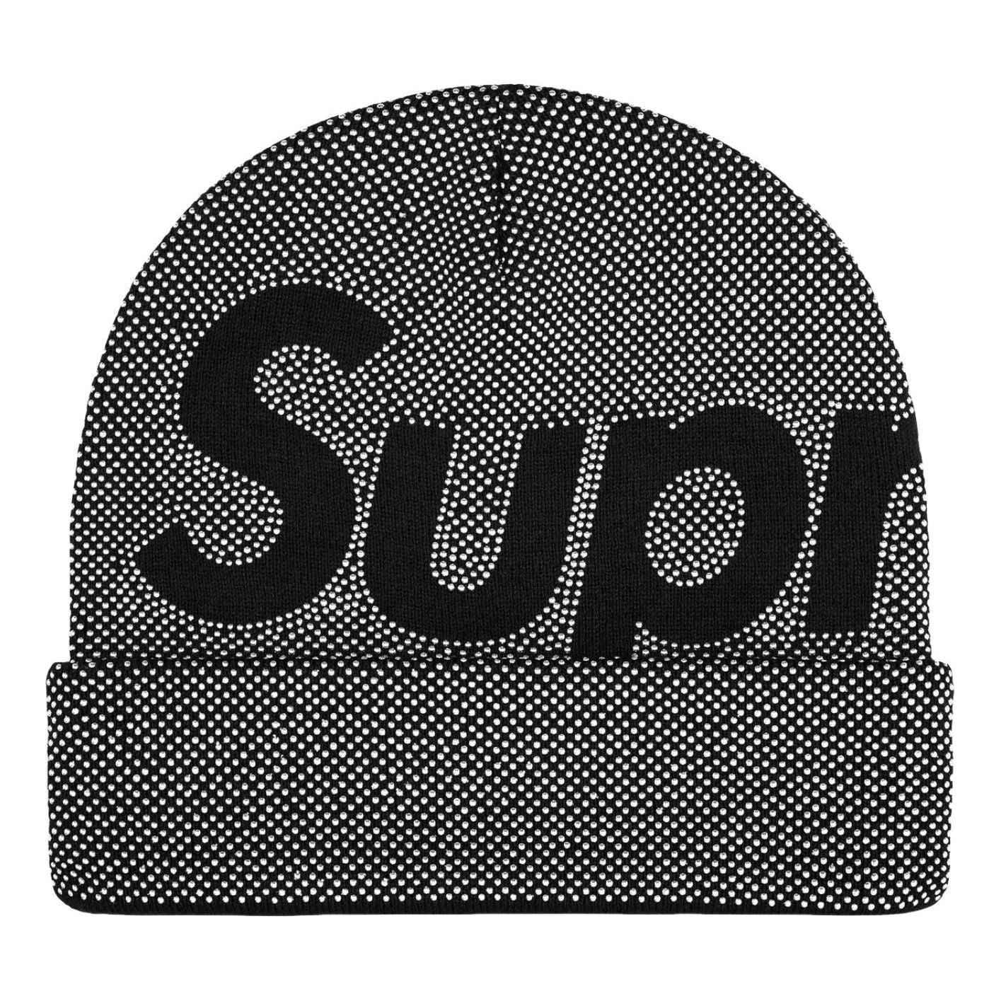 

Шапка Supreme FW25 Studded Knockout Big Logo Beanie 'Black'