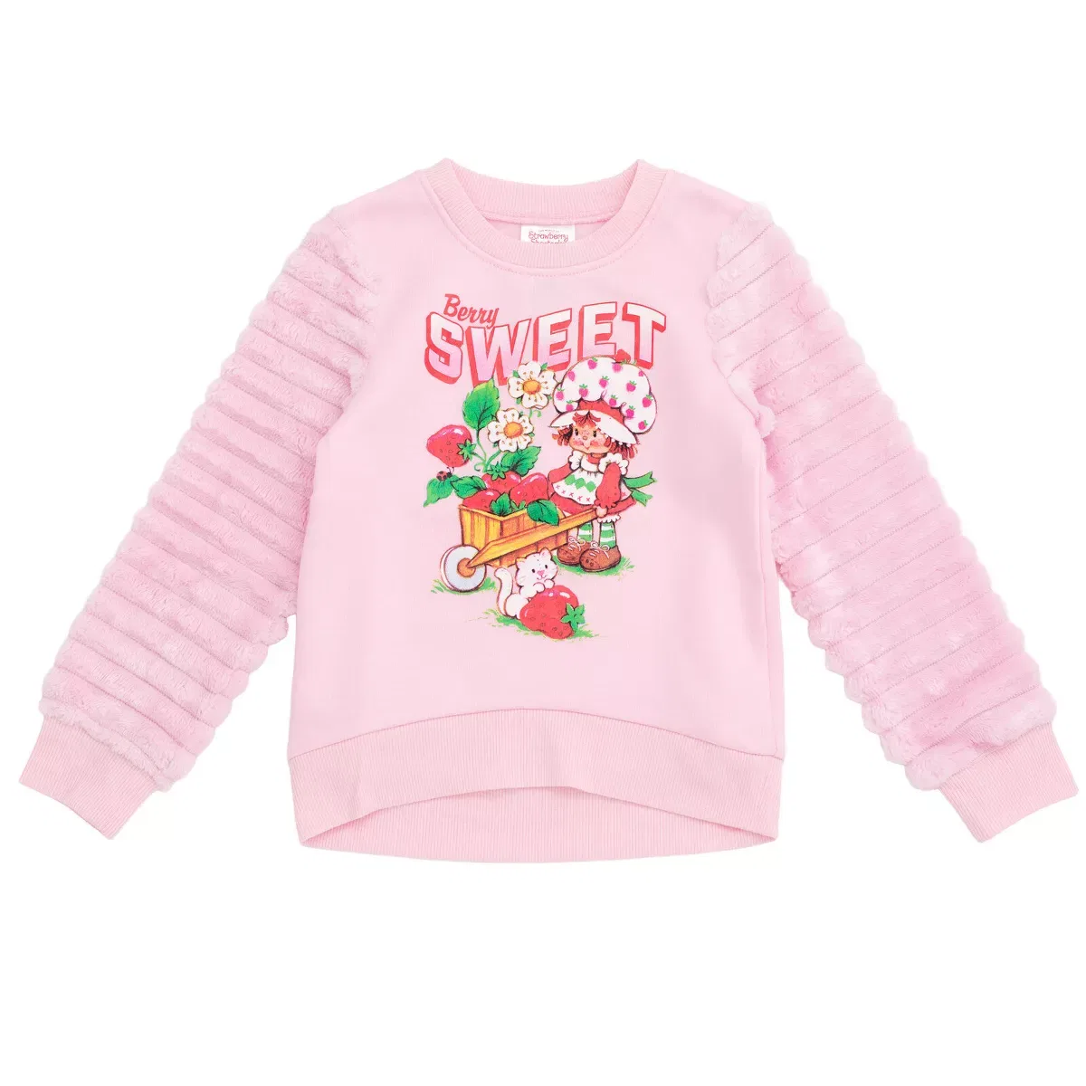 Детское свитшот с длинным рукавом Strawberry Shortcake, Pastel Pink