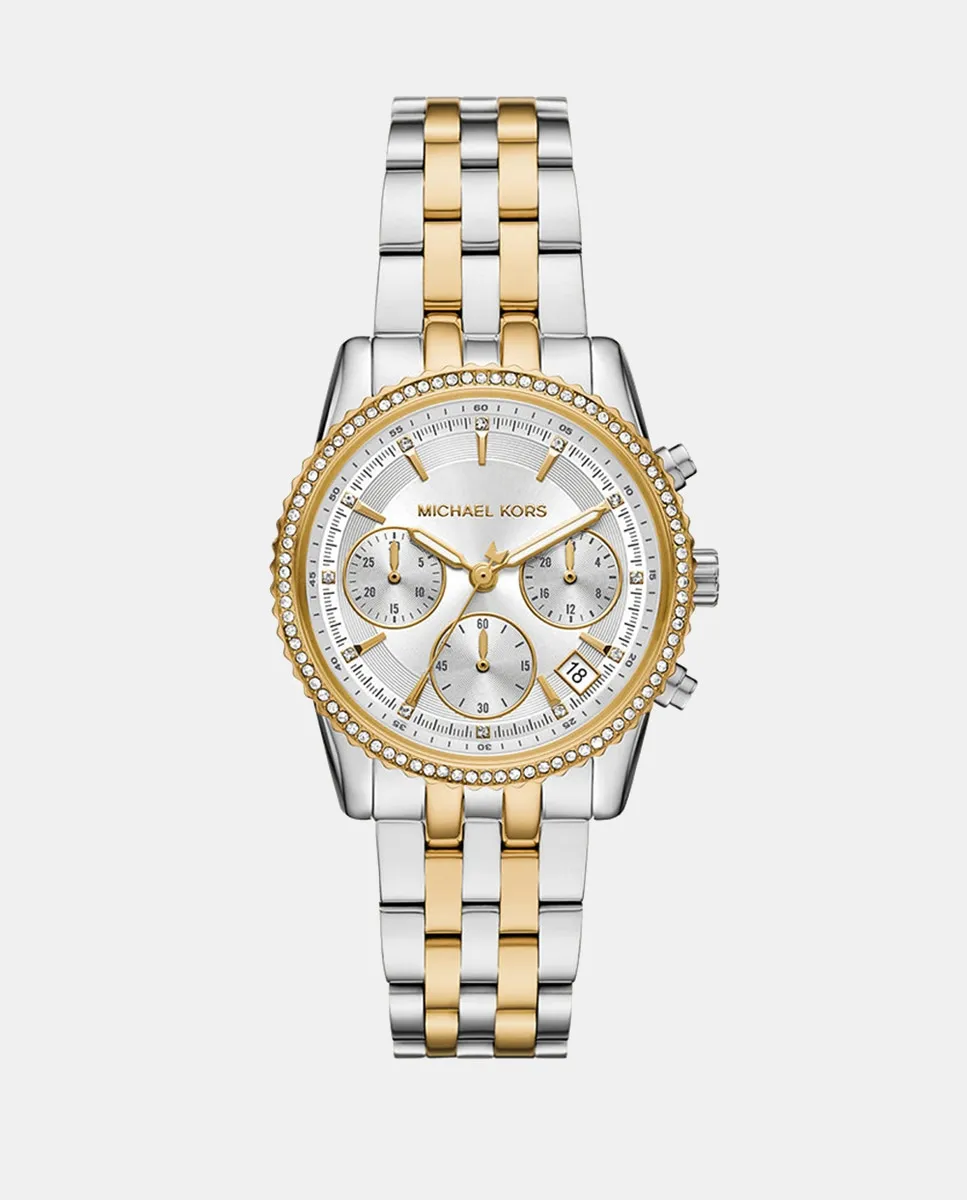 

Женские часы-хронограф Ritz MK7532, двухцветная сталь Michael Kors, мультиколор