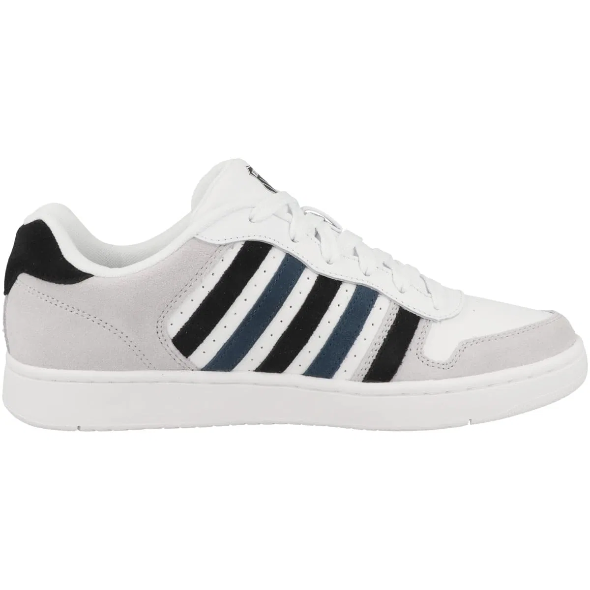Детские кроссовки для мальчиков и девочек с принтом Court Palisades K-Swiss, White Black Orionblue — фото 3