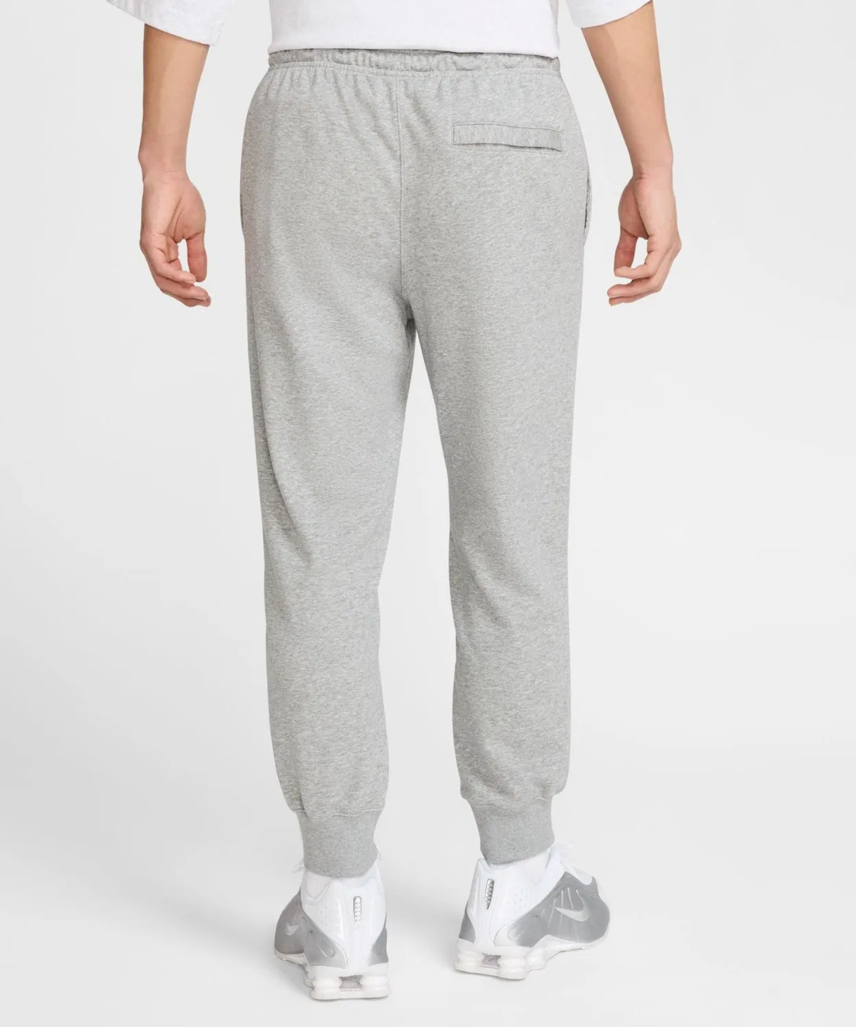 Мужские спортивные джоггеры с утягивающим шнурком NIKE Club FT, Grey — фото 2