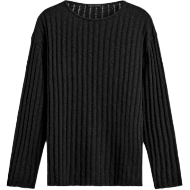 Женский трикотажный топ с круглым вырезом и широкими брюками Black, ZARA