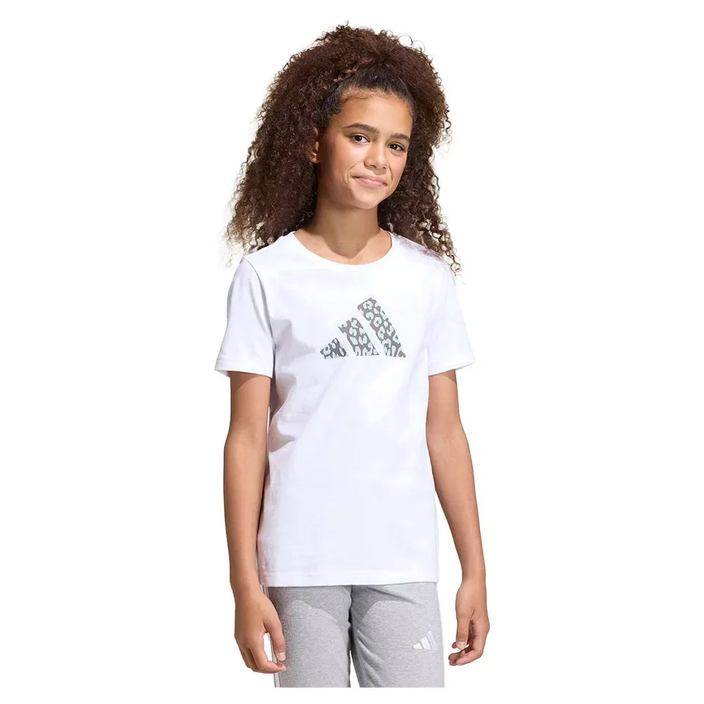 Футболка с принтом Animal Print Adidas, белый